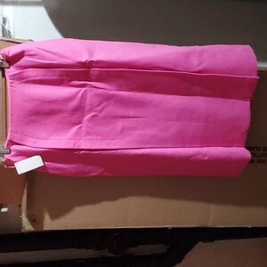 Sz 42 (10) NWT $1995 Delpozo thick linen midi skirt